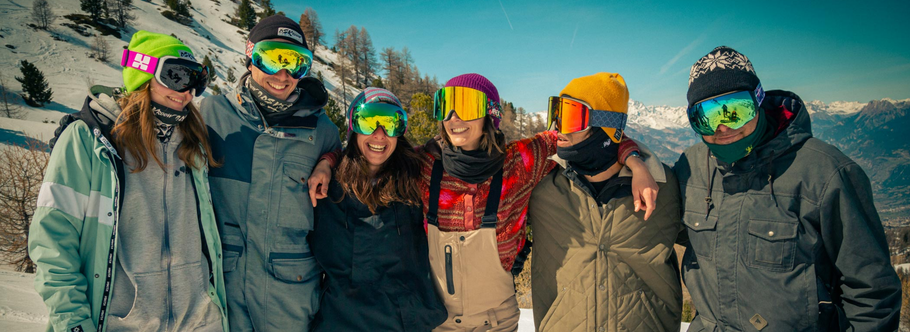 picture of aphex team who is wearing the collection