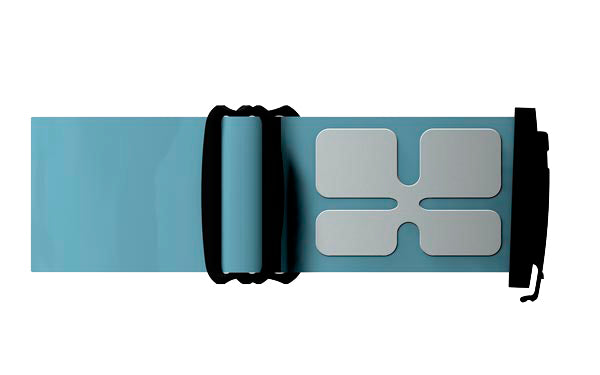 Blue/Grey Removable strap for Aphex's ski and MTB goggles