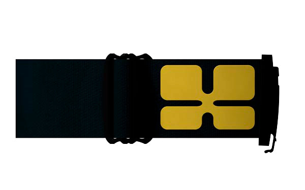 Black and Gold Strap for Aphex's goggles