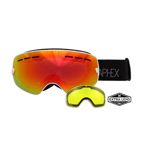 Krypton Junior White - Revo Red - Ski and Snow Googles 