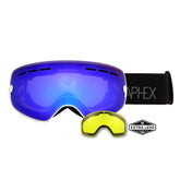 Krypton Junior White - Revo Blue - Ski and Snow Googles 